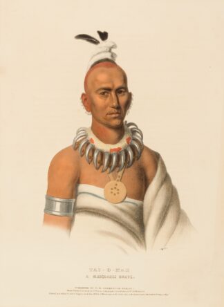Tai-O-Mah. A Musquakee Brave by Charles Bird King