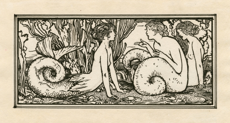 Tail-piece to page 25 of Bell’s edition of The tempest by Robert Anning Bell