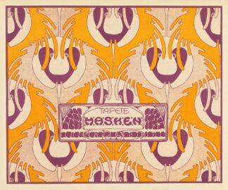 Tapete Masken by Koloman Moser