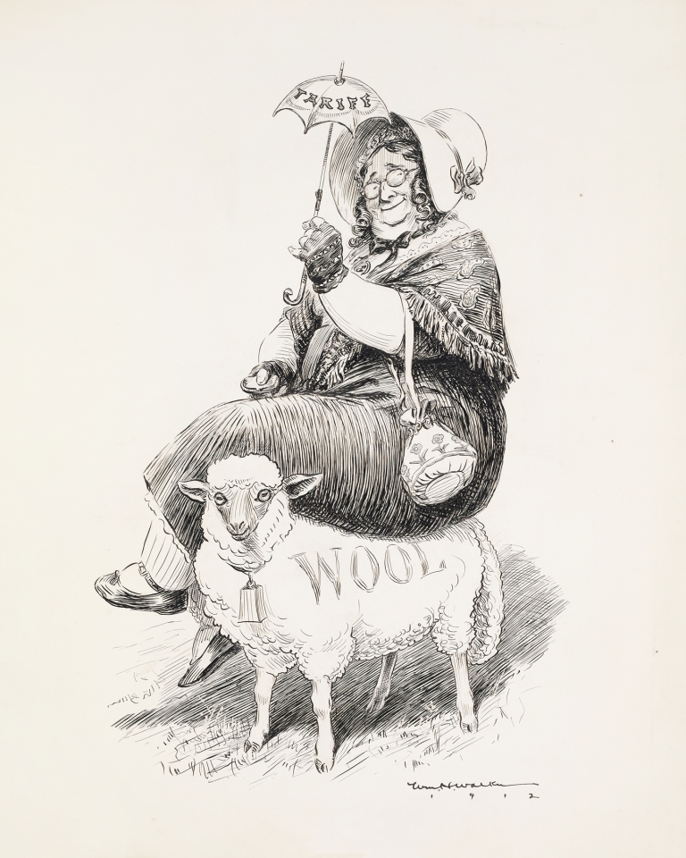 Tariff had a wooly lamb by William Henry Walker