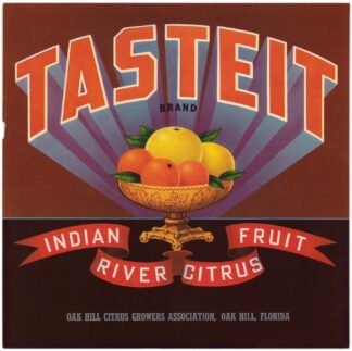 TasteIt Brand Citrus Label by Anonymous