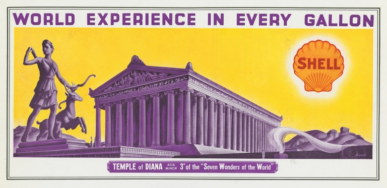 Temple of Diana, Asia Minor by Jacques de C Léonardo