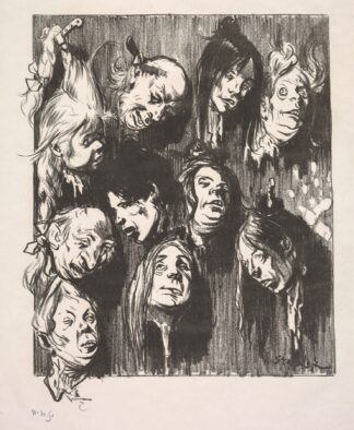 Ten Assassinations for a Penny by Théophile Alexandre Steinlen