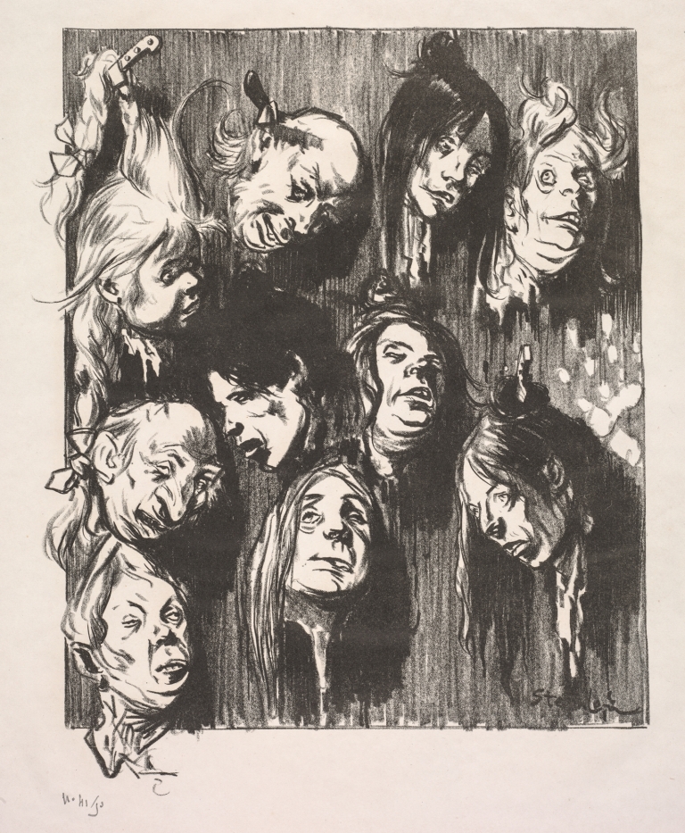 Ten Assassinations for a Penny by Théophile Alexandre Steinlen