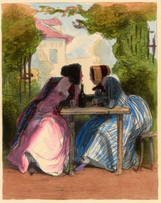 T’en es donc bien coiffée du petit by Paul Gavarni