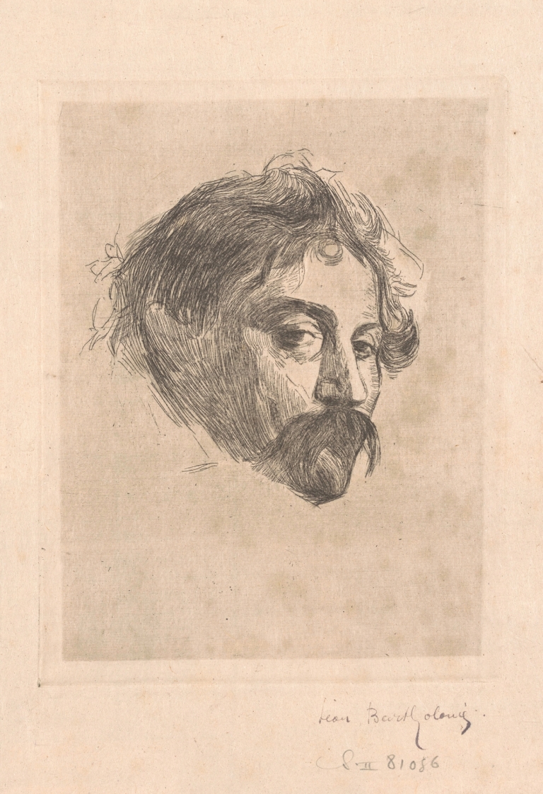 Tête d ‘homme by Léon Bartholomé