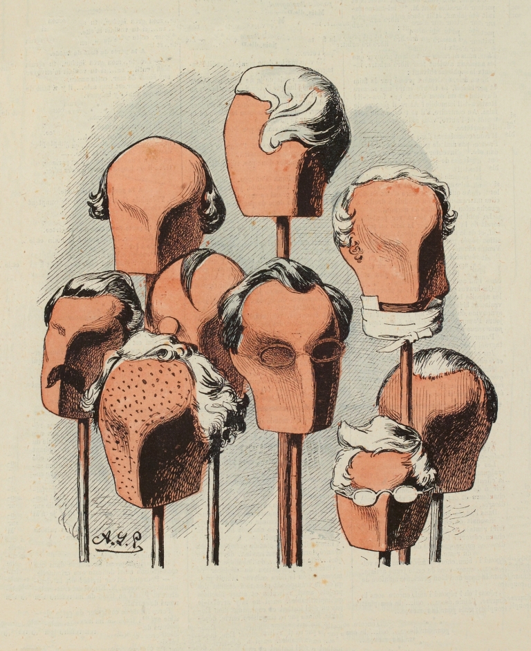 Têtes à perruques by Zut (Alfred Le Petit)