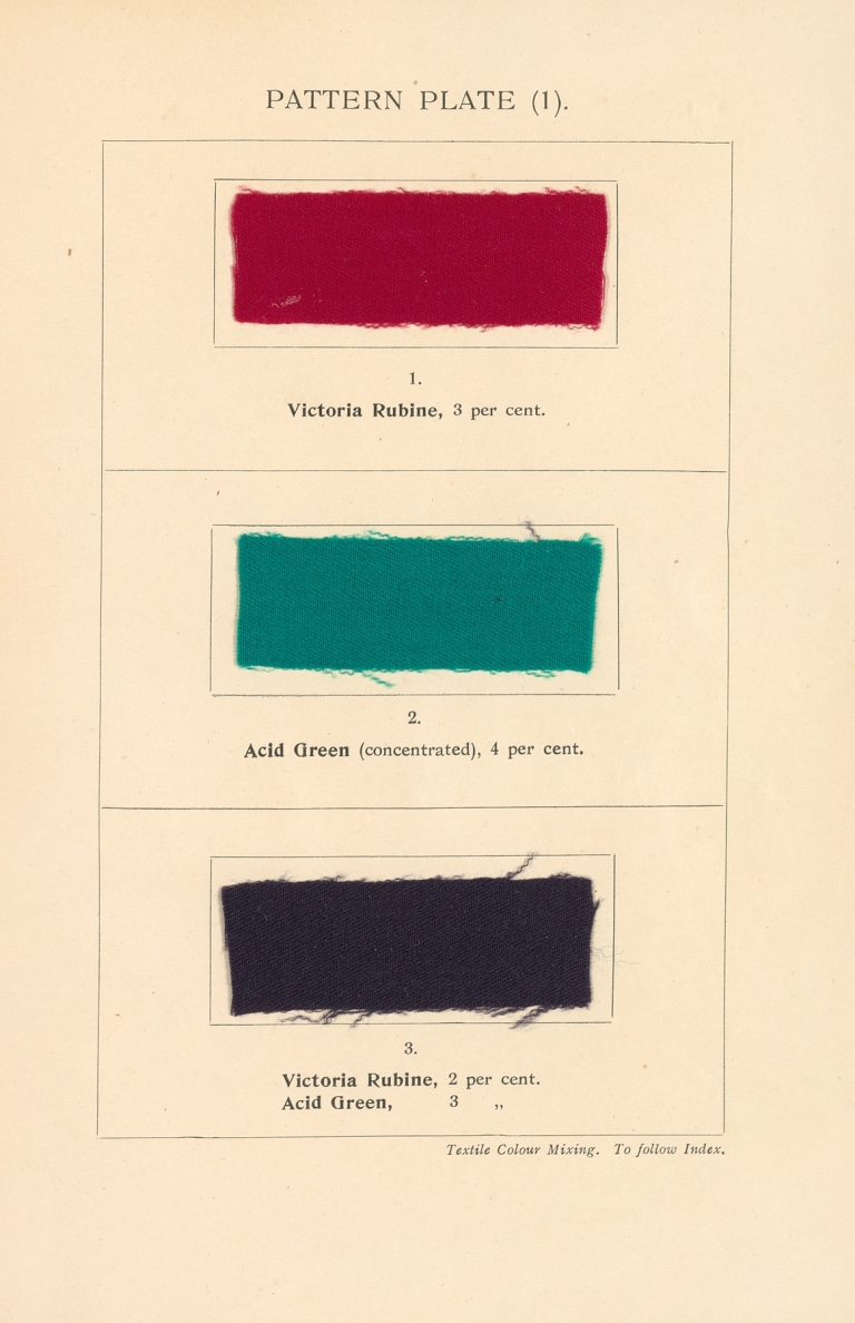 Textile Colour Mixing Pl.1 by David Paterson