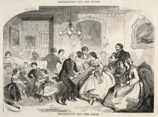 Thanksgiving Day – The Dance by Winslow Homer