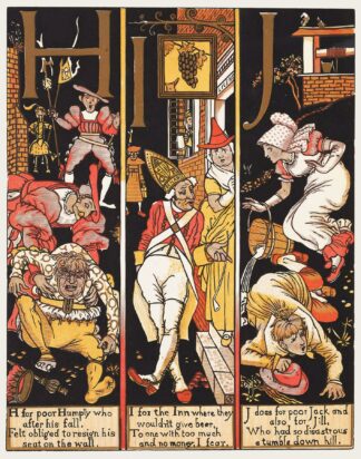 The Absurd A.B.C Pl 3 by Walter Crane
