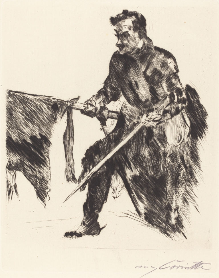 The Actor Rudolf Rittner in the Role of Florian Geyer by Lovis Corinth