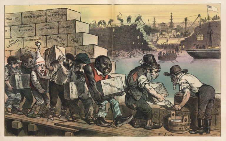 The anti-Chinese wall by Friedrich Graetz