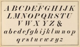 The art of lettering and sign painter’s manual Pl.22 by Allen P Boyce