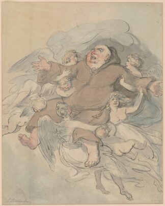 The ascension by Thomas Rowlandson