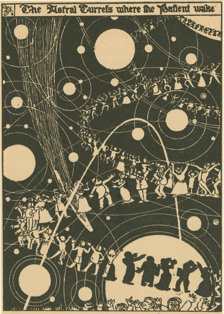 The astral Turrets where the Patient wake. by Gelett Burgess
