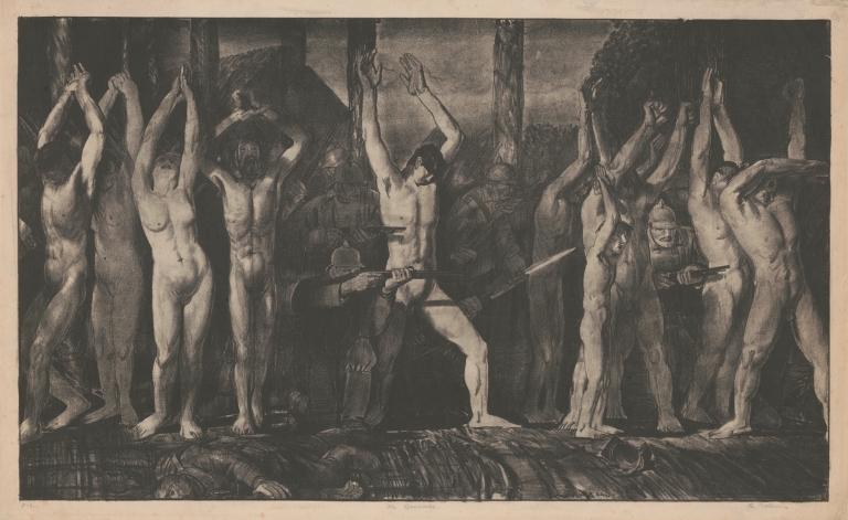 The barricade by George Wesley Bellows