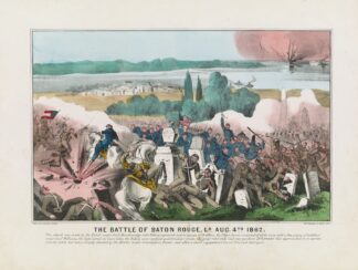 The Battle of Baton Rouge, La. Aug. 4th 1862 by Currier & Ives.