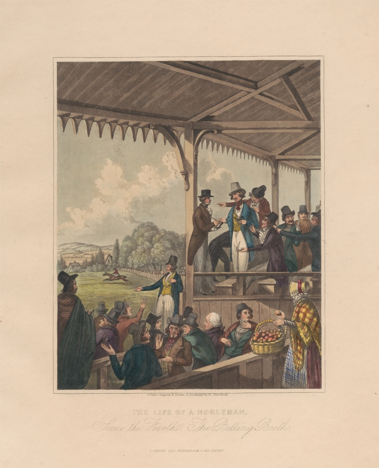 The Betting Booth by George Dawe