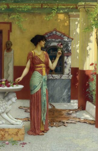 The Bouquet 1899 by John William Godward
