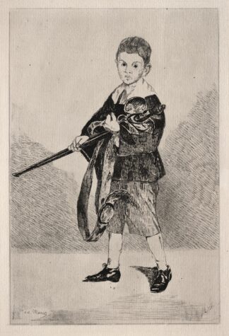The Boy with a Sword by Édouard Manet
