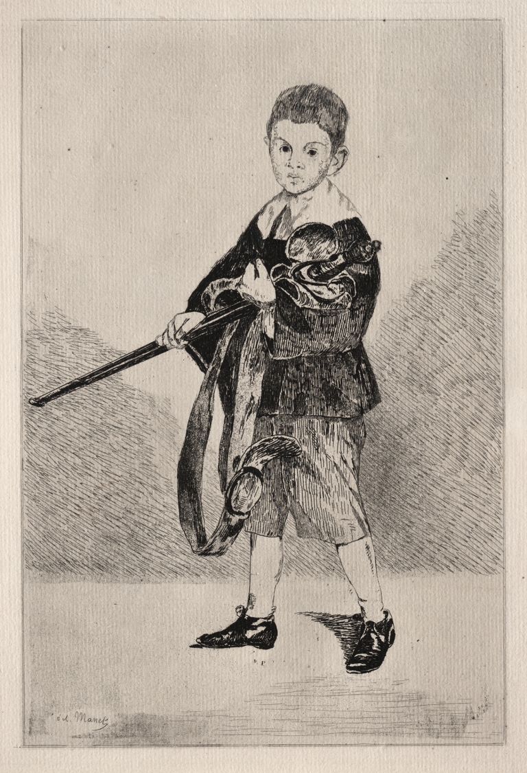 The Boy with a Sword by Édouard Manet