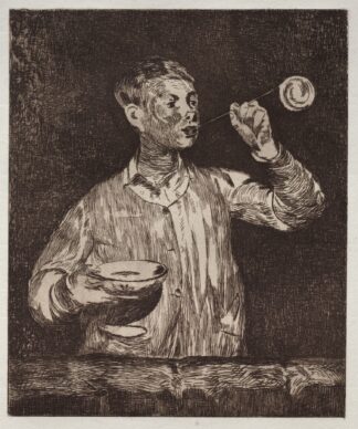 The Boy with soap bubbles by Édouard Manet