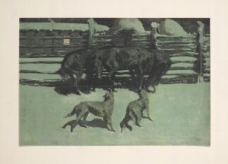 The call for help by Frederic Remington