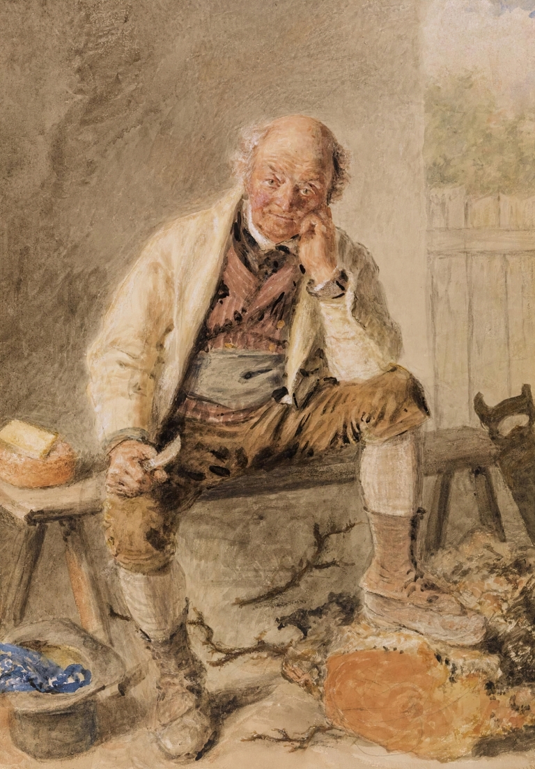 The carpenter’s lunch by William Henry Hunt