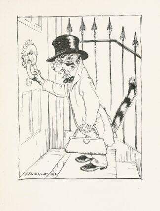 The Cat and the Birds by Arthur Rackham
