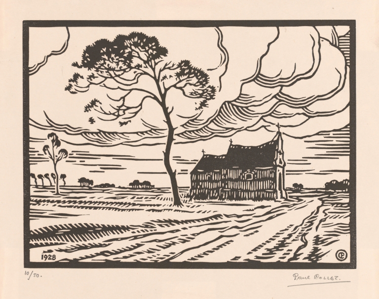 The chapel at the pine tree by Paul Collet
