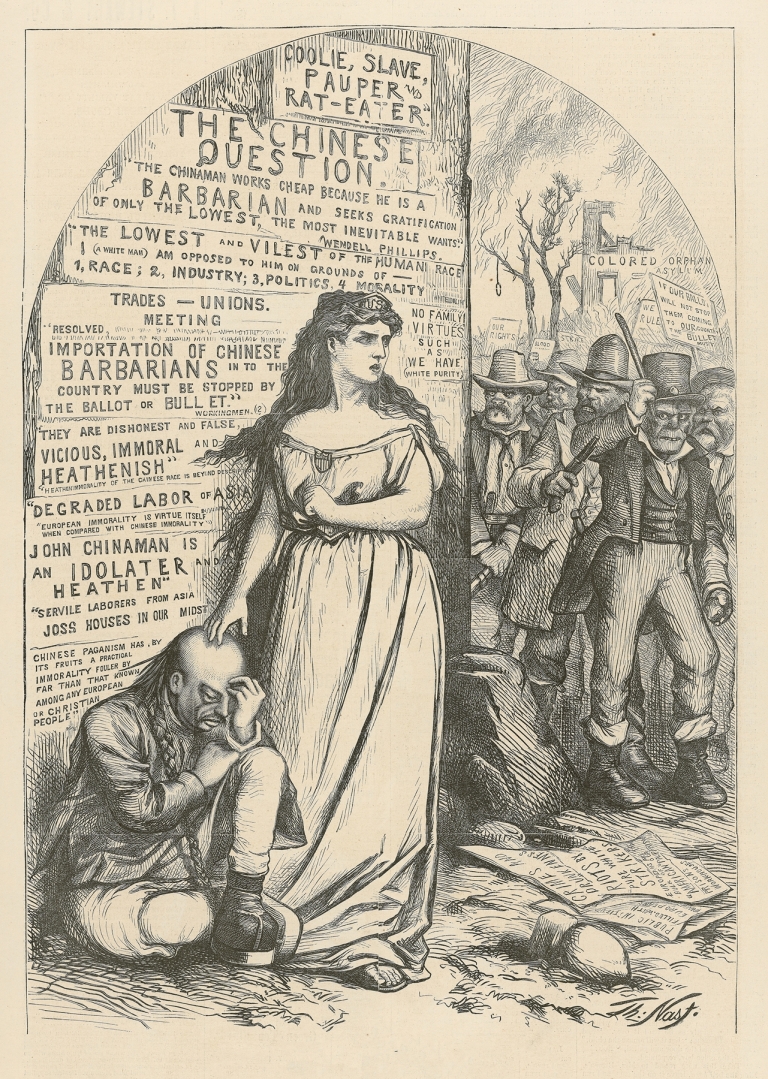 The Chinese question by Thomas Nast