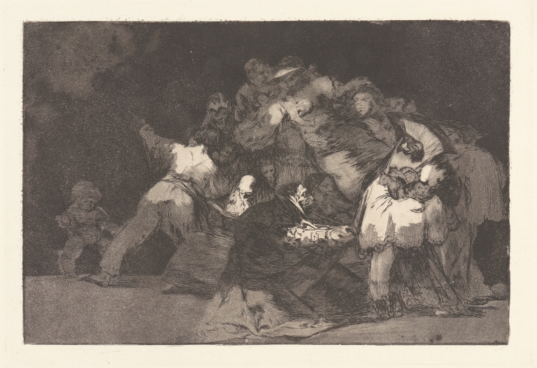 The Claws of a Cat and the Dress of a Devotee-Similar to Vice Is Often Clothed in Virtue’s Habit [General Folly] by Francisco de Goya