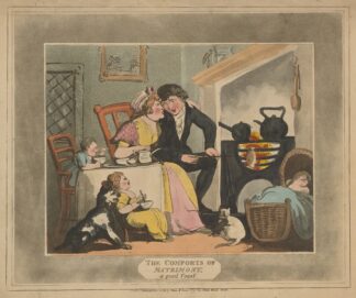 The comforts of matrimony. A good toast by Thomas Rowlandson