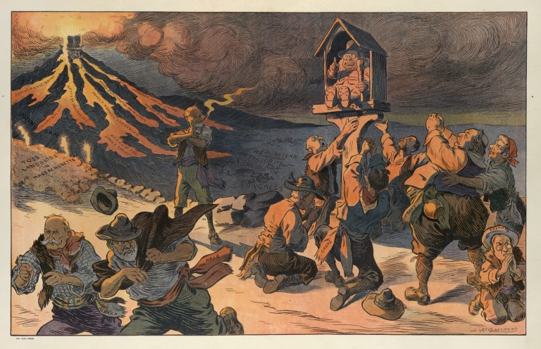 The coming lava by Louis Glackens