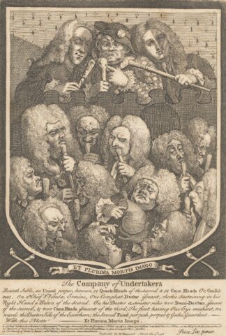 The Company of Undertakers by William Hogarth