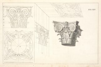 The composite capital in perspective by Andrea Pozzo