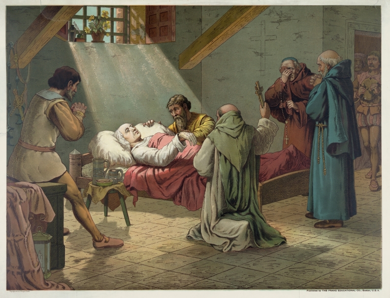 The Death of Columbus by Louis Prang & Co.