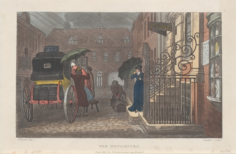 The Departure by Thomas Rowlandson