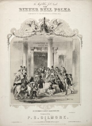 The Dinner Bell Polka – Sheet Music Cover by Winslow Homer