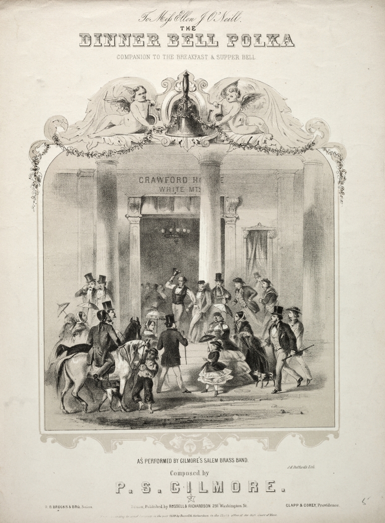 The Dinner Bell Polka – Sheet Music Cover by Winslow Homer