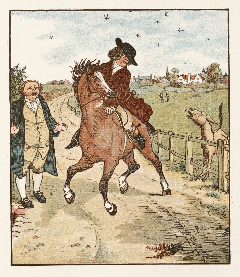 The Diverting History of John Gilpin pl6 by Randolph Caldecott