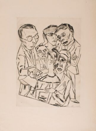 The Draftsman in Society by Max Beckmann