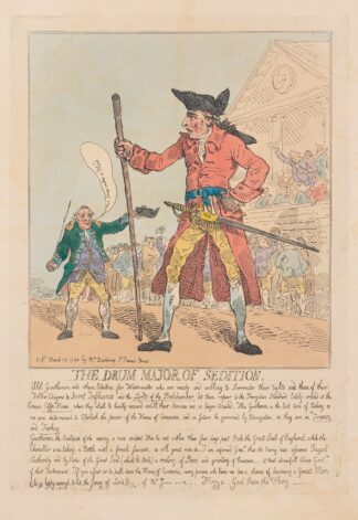 The Drum Major of Sedition by Thomas Rowlandson