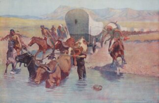 The emigrants by Frederic Remington