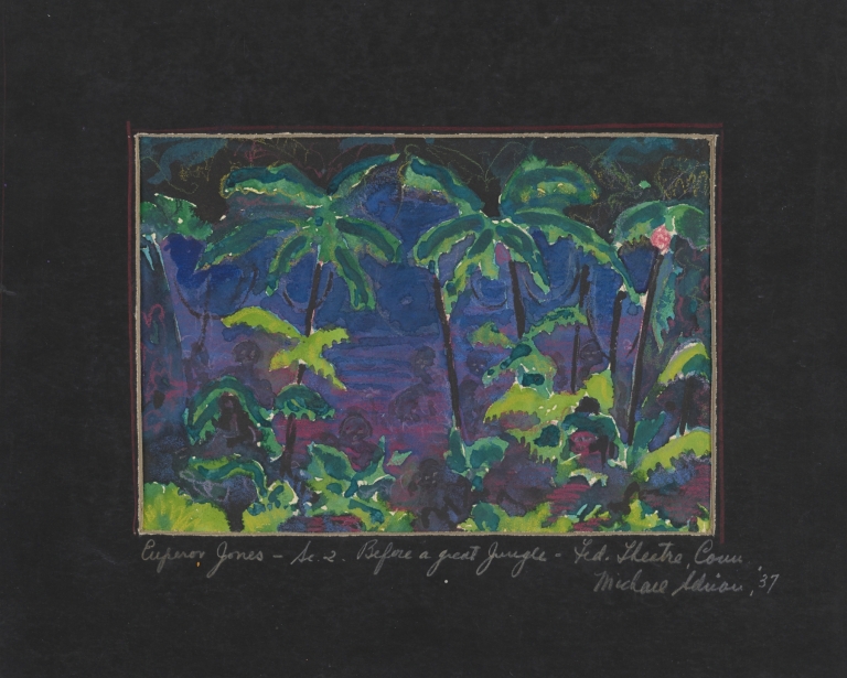 The Emperor Jones: Sketch no. 2, Act 2, Before a Great Jungle by Michael Adrian