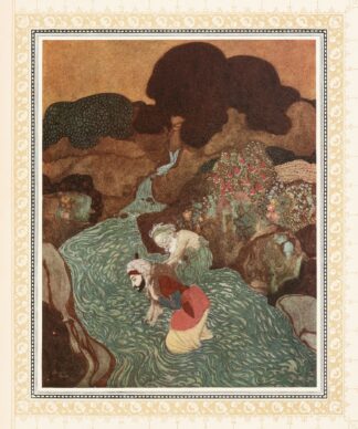 The Episode of the Old Man of the Sea by Edmund Dulac