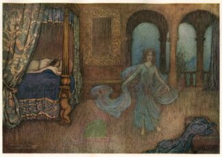 The Fairy appearing to the Prince by Warwick Goble