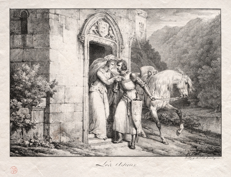 The Farewells by Horace Vernet