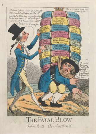 The Fatal Blow, John Bull Overburthen’d by William O'Keefe