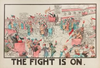 The Fight Is On by Carey Cartoon Service